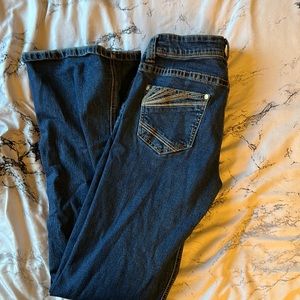 Womens rock and roll denim jeans